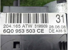 Recambio de mando luces para volkswagen polo (9n3) 1.4 tdi referencia OEM IAM 6Q0953503CE MANDO.DOBLE  2