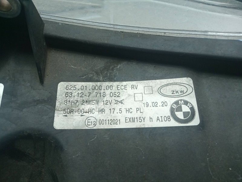 Recambio de faro central para bmw r 1200 rt/st referencia OEM IAM 63127718052 K26 - 05-10 