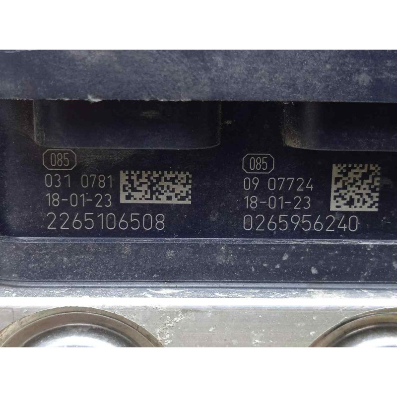 Recambio de abs para opel crossland x 1.2 referencia OEM IAM 0265956240-2265106508-9826051380-3557994 BOSCH 