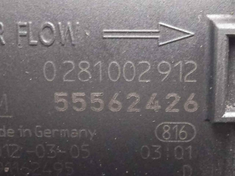 Recambio de caudalimetro para opel insignia sports tourer 2.0 16v cdti referencia OEM IAM 0281002912-55562426  