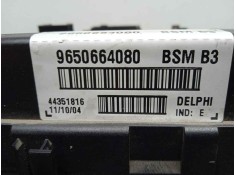 Recambio de centralita check control para peugeot 307 (s1) 1.6 hdi referencia OEM IAM 44351816-9650664080-BSMB3 BSMB3 DELPHI 2