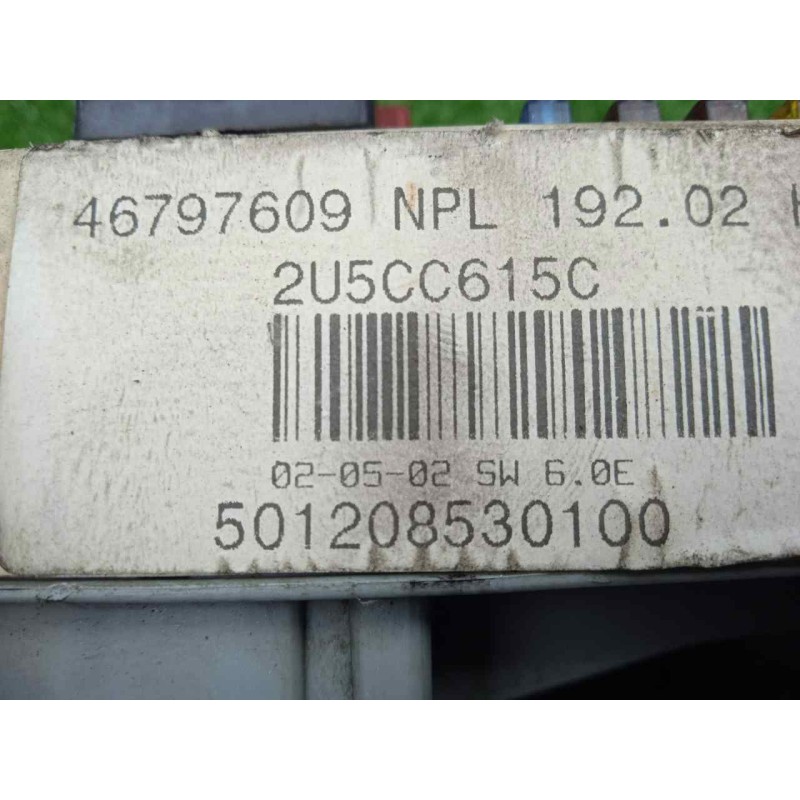 Recambio de centralita check control para fiat stilo (192) 1.8 16v cat referencia OEM IAM 46797609-501208530100  
