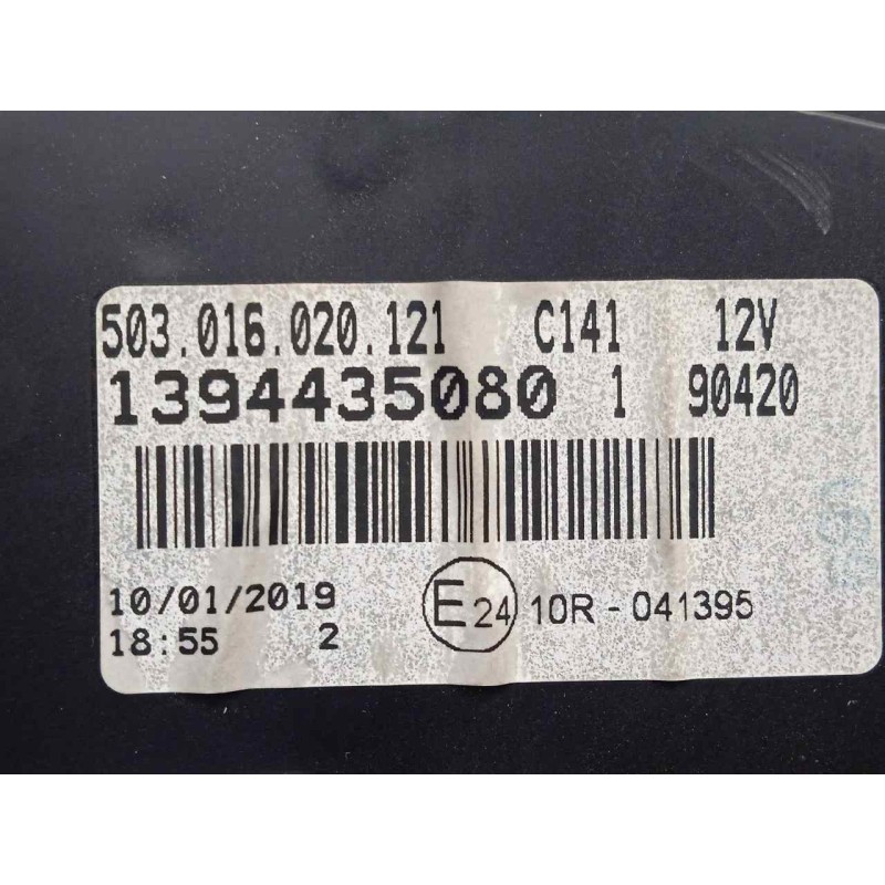 Recambio de cuadro instrumentos para citroën jumper kasten 30 l1h1 bluehdi 110 referencia OEM IAM 1394435080-503016020121  