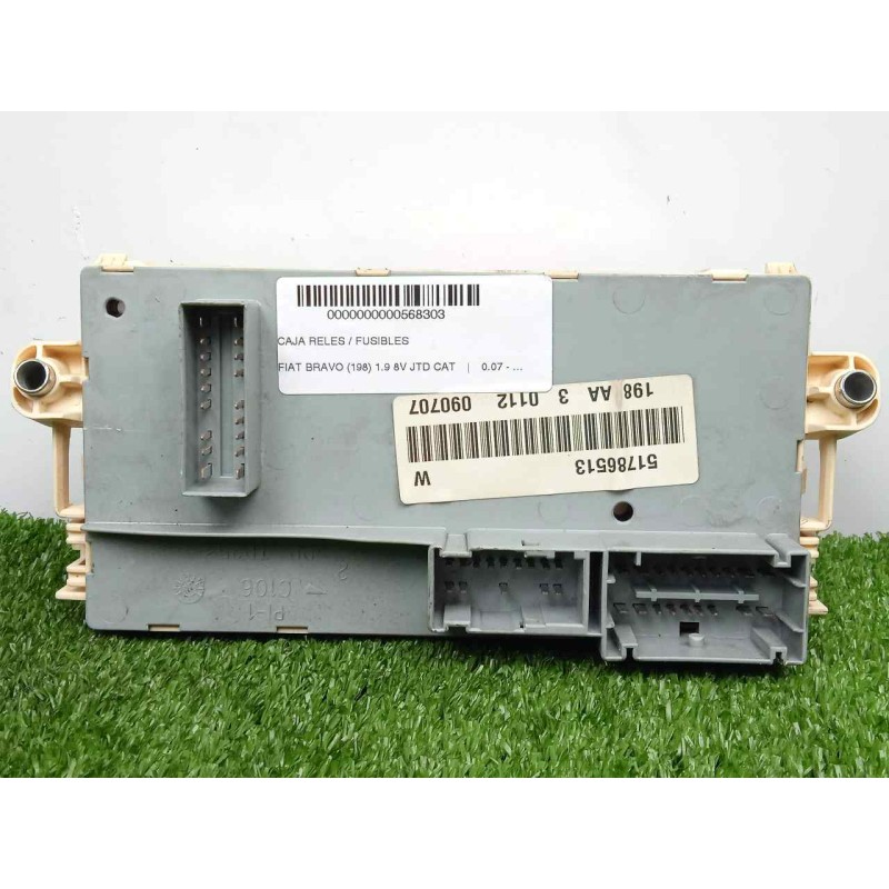 Recambio de caja reles / fusibles para fiat bravo (198) 1.9 8v jtd cat referencia OEM IAM 51786513  