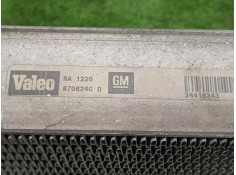 Recambio de radiador agua para opel signum 2.2 16v cat (z 22 yh / lch) referencia OEM IAM 24418343-870824G 650X420X34 ALUMINIO 2