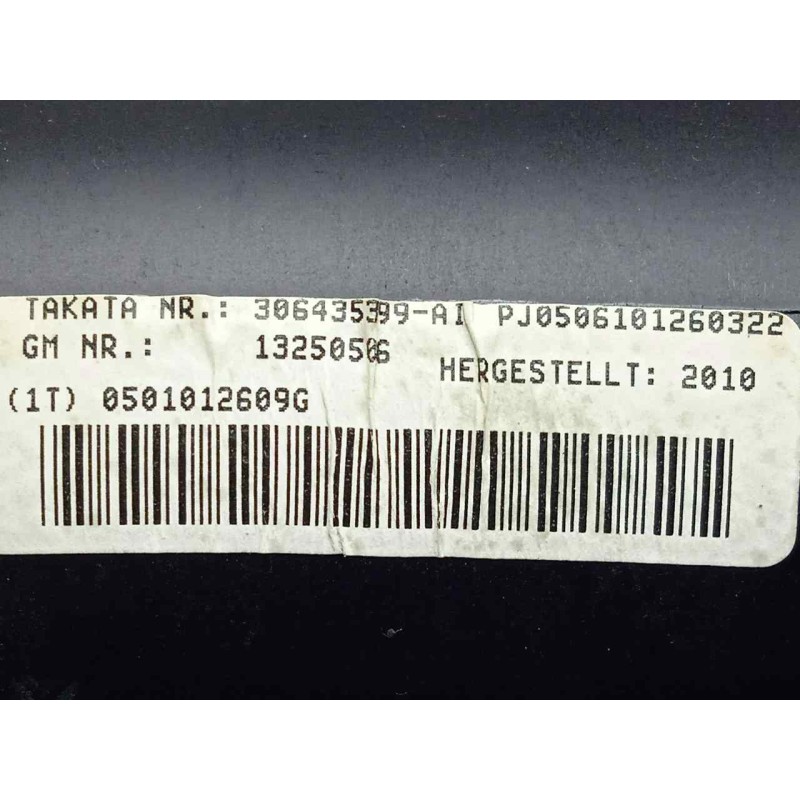 Recambio de airbag delantero derecho para opel meriva b 1.4 16v turbo cat referencia OEM IAM 13250506-306435399A1  