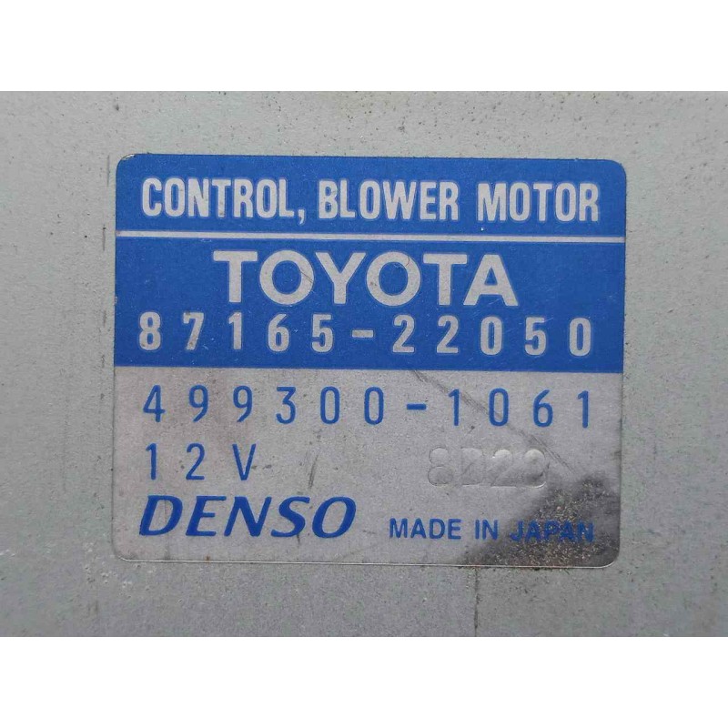 Recambio de modulo electronico para lexus is200 (gxe10) sport cross referencia OEM IAM 8716522050-4993001061  