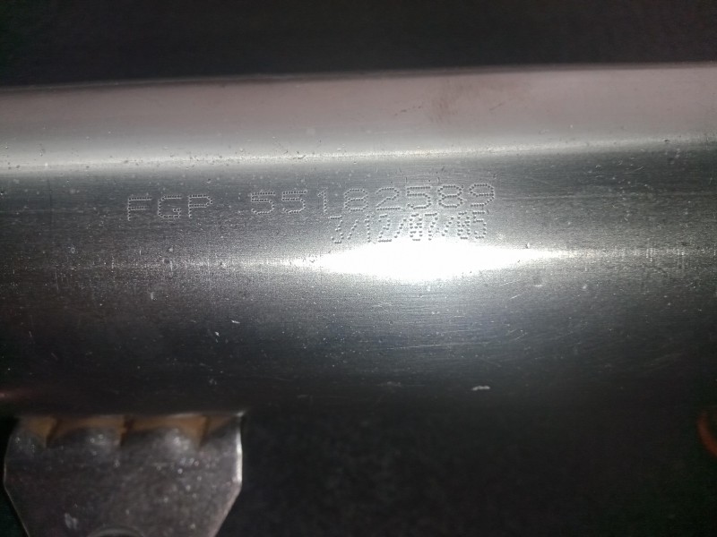 Recambio de enfriador gases egr para opel astra gtc 1.9 cdti referencia OEM IAM 55182589  