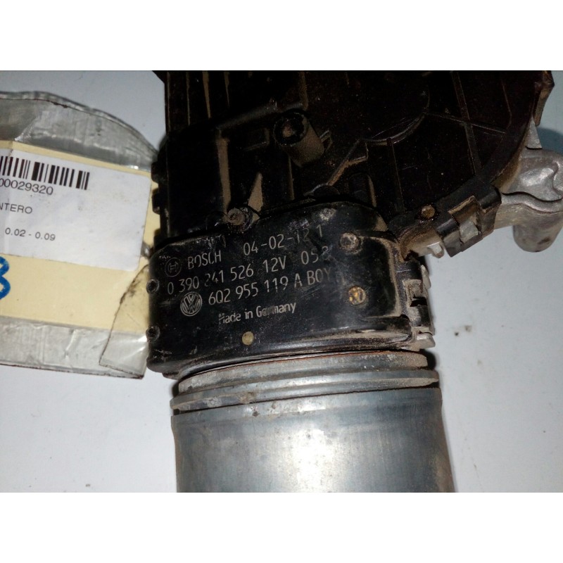 Recambio de motor limpia delantero para seat ibiza (6l1) referencia OEM IAM 6Q2955119A-0390241526 BOSCH 4 PINES