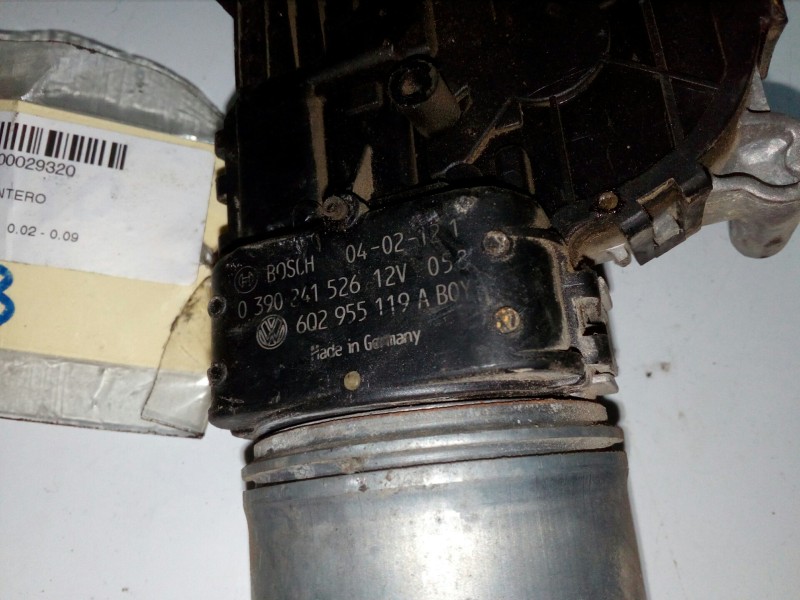 Recambio de motor limpia delantero para seat ibiza (6l1) referencia OEM IAM 6Q2955119A-0390241526 BOSCH 4 PINES