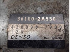 Recambio de motor arranque para hyundai i40 cw 1.7 crdi cat referencia OEM IAM 361002A550-4280007980 13.DIENTES DENSO 2