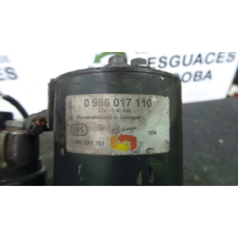Recambio de motor arranque para bmw serie 3 compacto (e36) 1.6 cat referencia OEM IAM 0986017110 BOSCH 