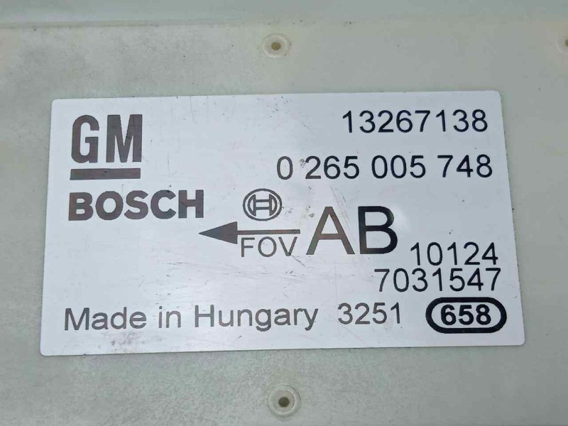 Recambio de centralita esp para opel meriva b 1.4 16v turbo cat referencia OEM IAM 0265005748-13267138  