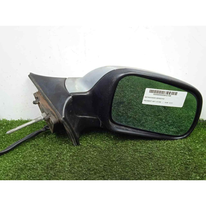 Recambio de retrovisor derecho para peugeot 407 1.6 hdi referencia OEM IAM  ELECTRICO - 8.CABLES GRIS