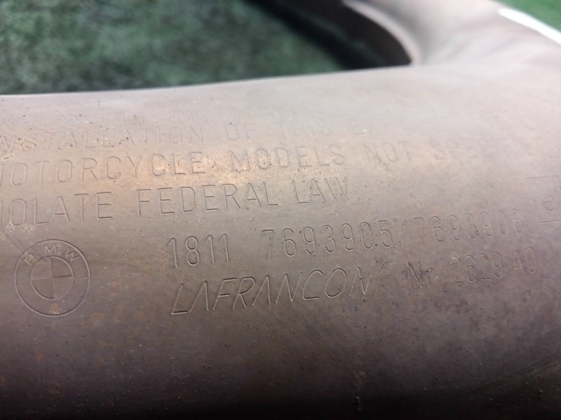 Recambio de colector escape para bmw r 1200 rt/st referencia OEM IAM 18117693905 K26 - 05-10 