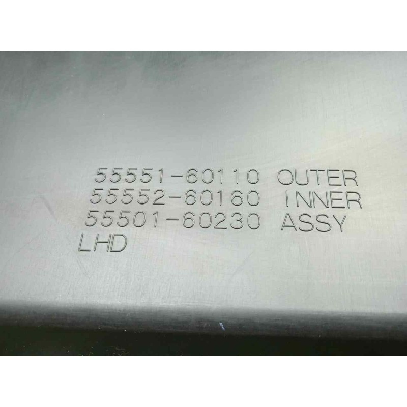 Recambio de guantera para toyota land cruiser (j15) 3.0 turbodiesel cat referencia OEM IAM 5550160230C0  