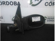 Recambio de retrovisor derecho para fiat seicento (187) 1.1 referencia OEM IAM  MANUAL NEGRO