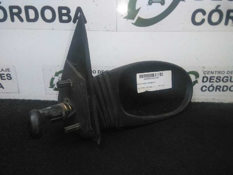 Recambio de retrovisor derecho para fiat seicento (187) 1.1 referencia OEM IAM  MANUAL NEGRO