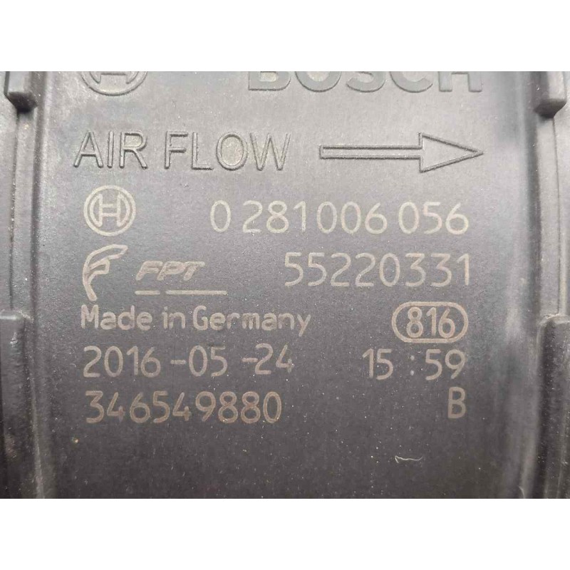Recambio de caudalimetro para iveco daily furgón 2.3 diesel cat referencia OEM IAM 0181006056-55220331 4.PINES 