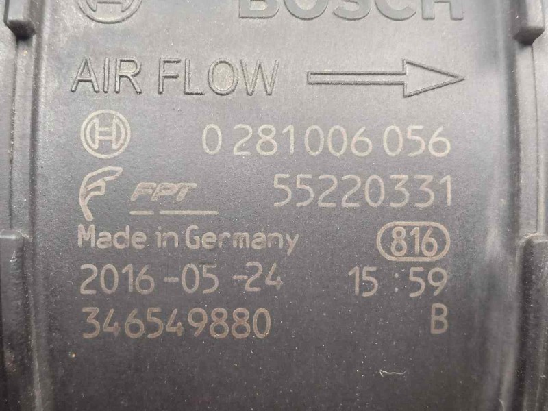 Recambio de caudalimetro para iveco daily furgón 2.3 diesel cat referencia OEM IAM 0181006056-55220331 4.PINES 