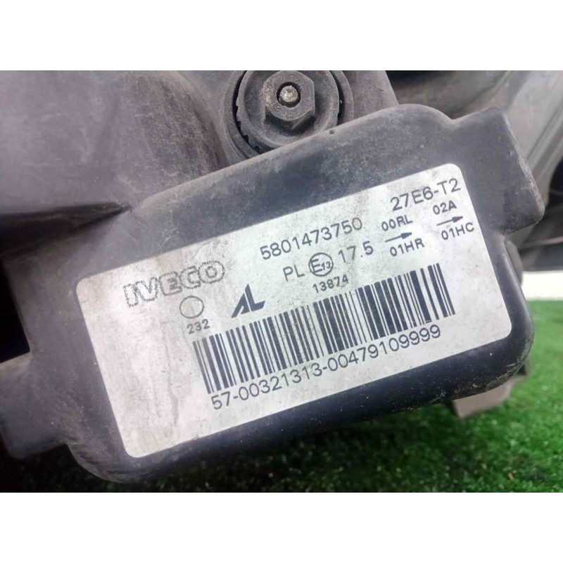 Recambio de faro izquierdo para iveco daily furgón 2.3 diesel cat referencia OEM IAM 5801473750 14-19 