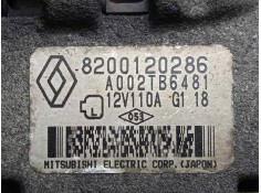 Recambio de alternador para renault clio ii fase ii (b/cb0) 1.5 dci diesel referencia OEM IAM A002TB6481-8200120286 110AH - MITS 2