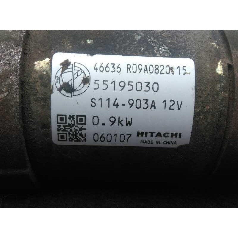 Recambio de motor arranque para fiat seicento (187) 1.1 referencia OEM IAM S114903A-55195030 HITACHI 10.DIENTES