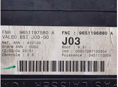 Recambio de centralita check control para peugeot 307 break / sw (s1) 2.0 hdi fap cat referencia OEM IAM 9651196880A-965197580A- 2