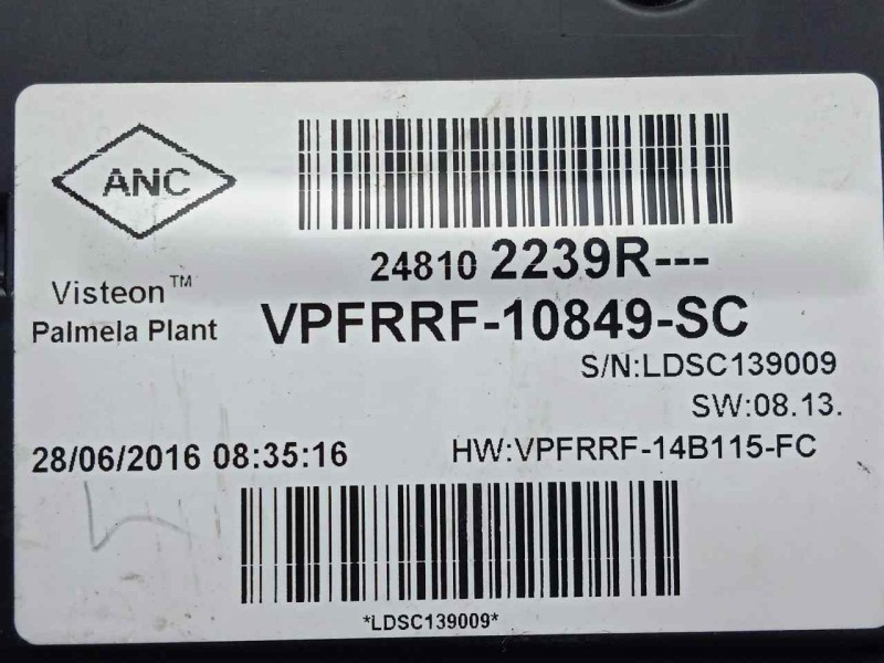 Recambio de cuadro instrumentos para renault trafic combi 1.6 dci diesel referencia OEM IAM 248102239R 1.CONECTOR 