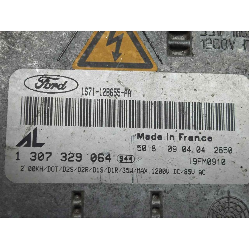Recambio de centralita faros xenon para ford mondeo berlina (ge) 2.0 tdci cat referencia OEM IAM 1307329064  