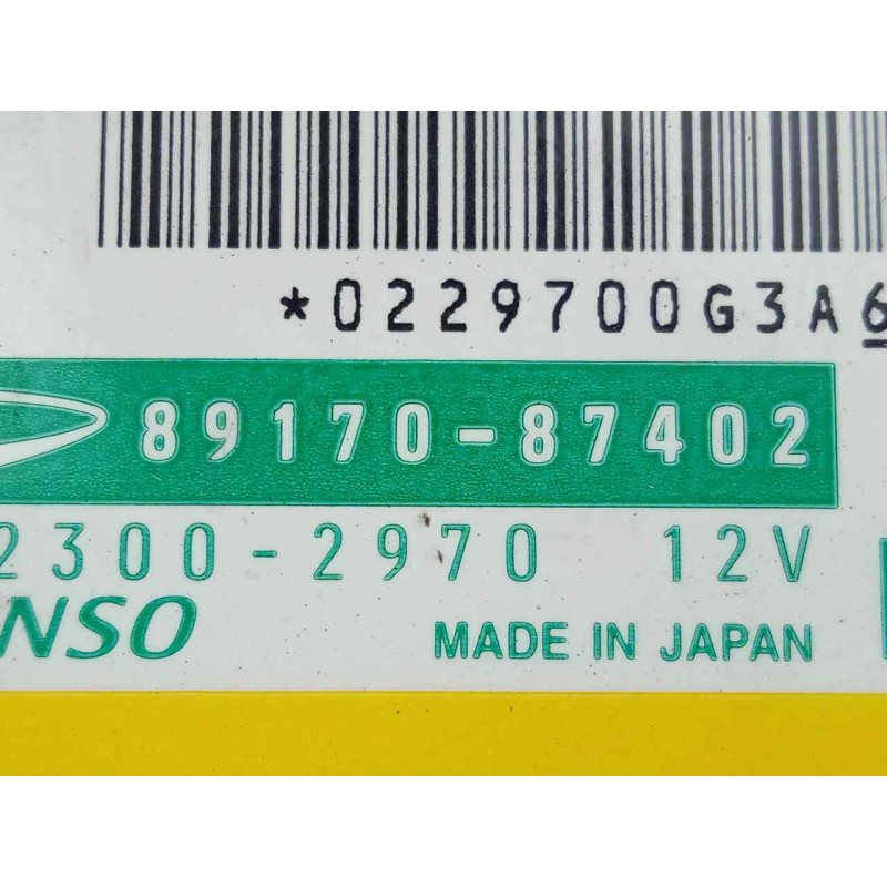 Recambio de centralita airbag para daihatsu terios (j100) 1.3 cat referencia OEM IAM 8917087402-1523002970 DENSO 