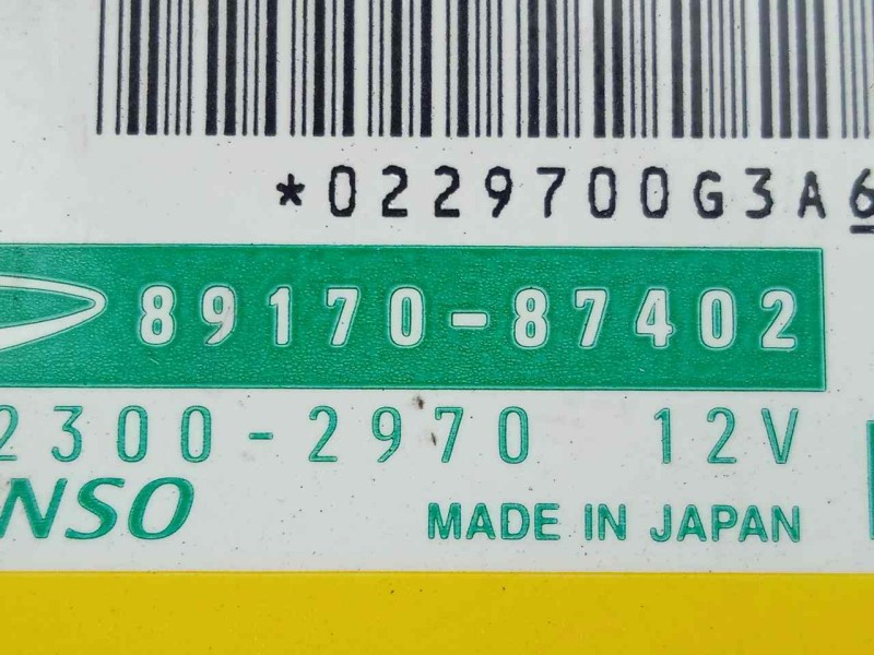 Recambio de centralita airbag para daihatsu terios (j100) 1.3 cat referencia OEM IAM 8917087402-1523002970 DENSO 