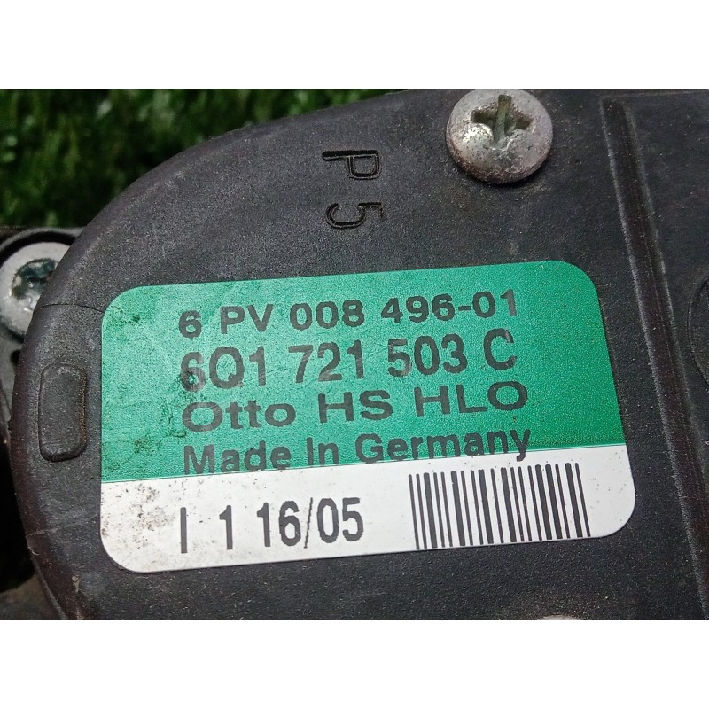 Recambio de pedal acelerador para seat ibiza (6l1) 1.4 16v referencia OEM IAM   6PV00849601