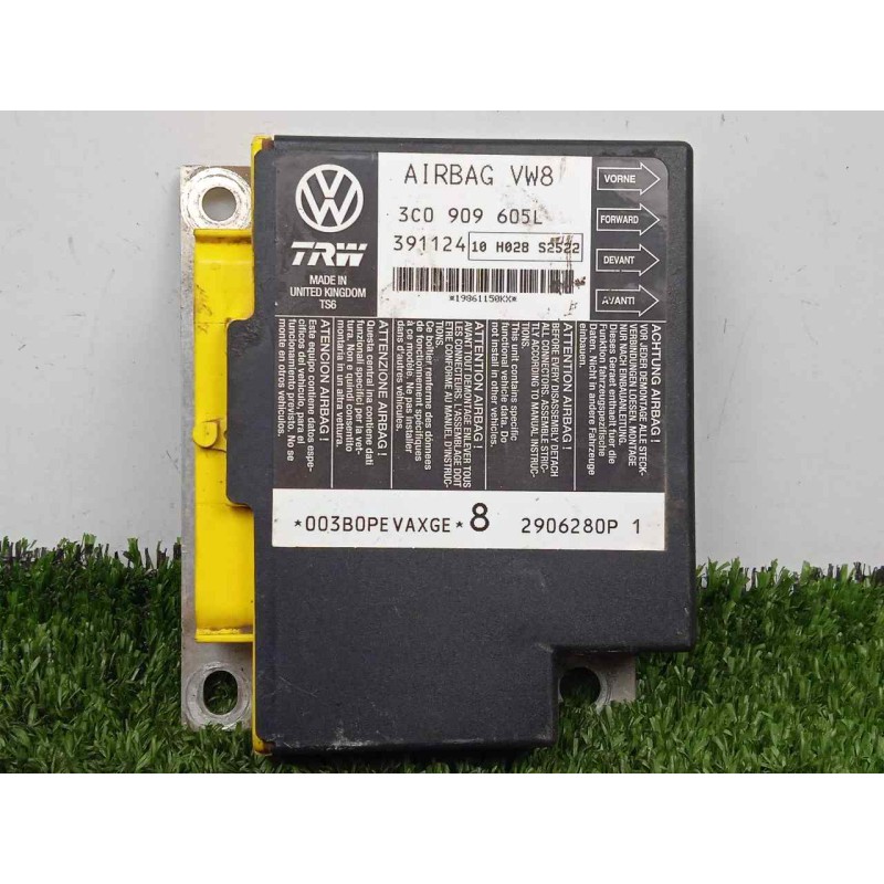 Recambio de centralita airbag para seat leon (1p1) 1.9 tdi referencia OEM IAM 3C0909605L-391124 TRW 