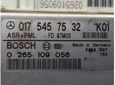 Recambio de centralita asr para mercedes-benz clase e (w210) berlina diesel 3.0 turbodiesel cat referencia OEM IAM 0265109056-01 2