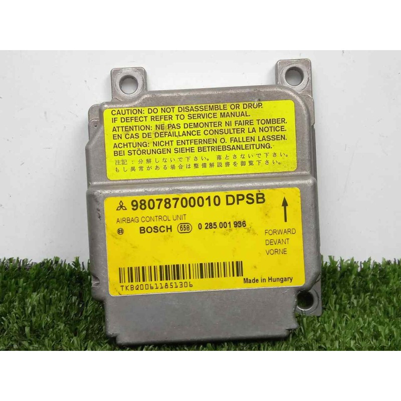 Recambio de centralita airbag para mitsubishi colt cabrio czc 1.5 cat referencia OEM IAM 0285001936-9807870010  