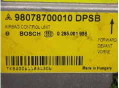 Recambio de centralita airbag para mitsubishi colt cabrio czc 1.5 cat referencia OEM IAM 0285001936-9807870010   2