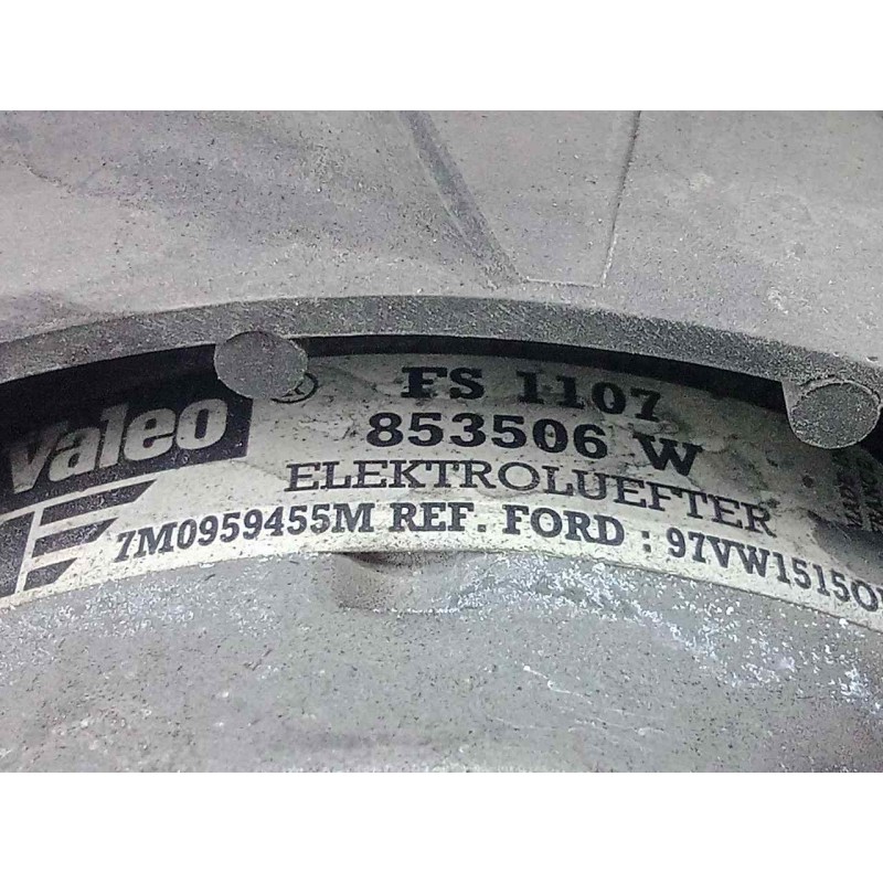 Recambio de electroventilador para volkswagen sharan (7m8) 1.9 tdi referencia OEM IAM 7M0959455M Ø DIAMETRO: 285MM 