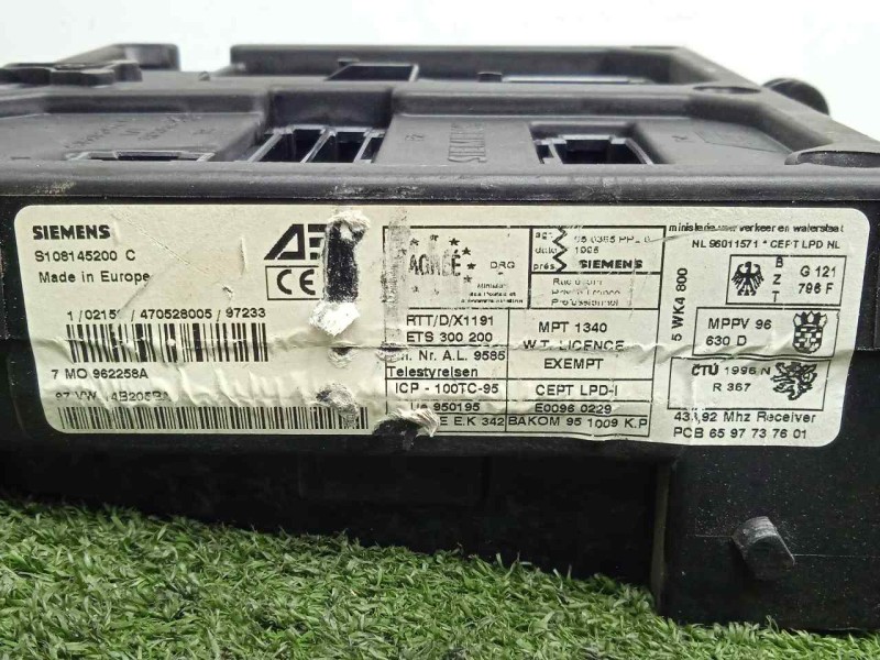 Recambio de centralita check control para volkswagen sharan (7m8) 1.9 tdi referencia OEM IAM S108145200C-7M0962258A  