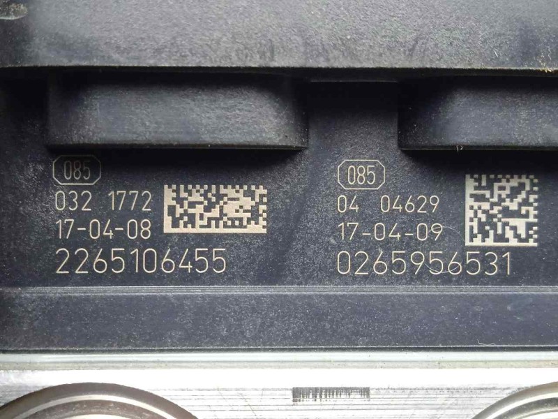 Recambio de abs para nissan qashqai (j11) 1.6 dci turbodiesel cat referencia OEM IAM 0265956531-2265106455-476604EA1E BOSCH 