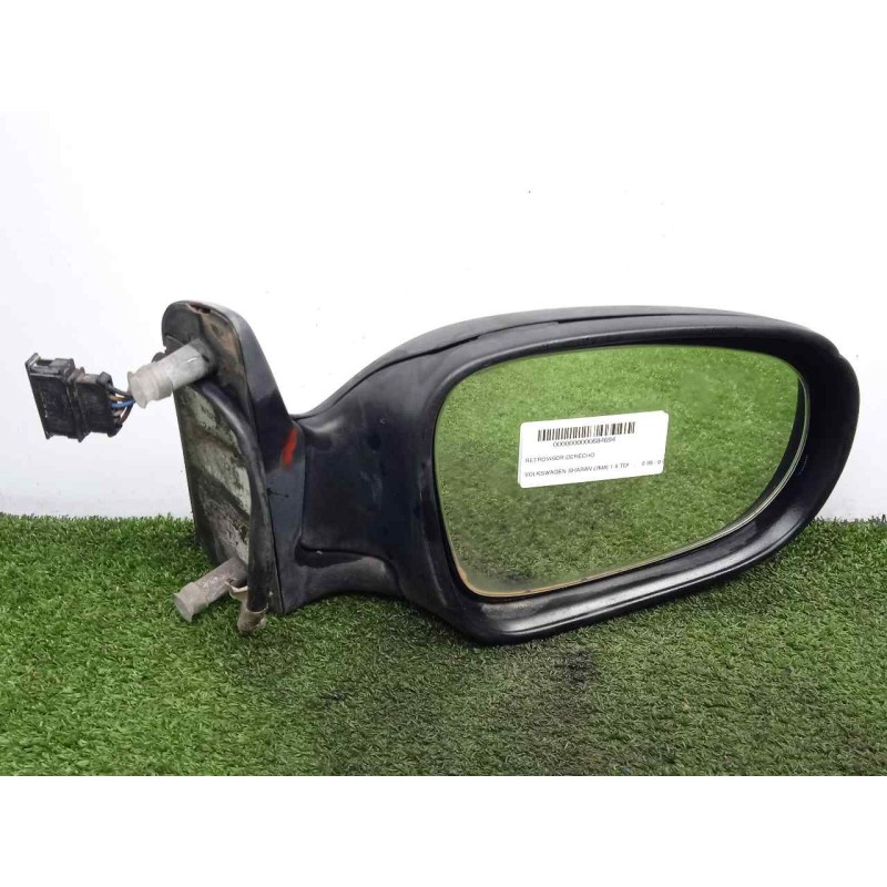 Recambio de retrovisor derecho para volkswagen sharan (7m8) 1.9 tdi referencia OEM IAM SINREFERENCIA ELECTRICO - 5.PINES NEGRO