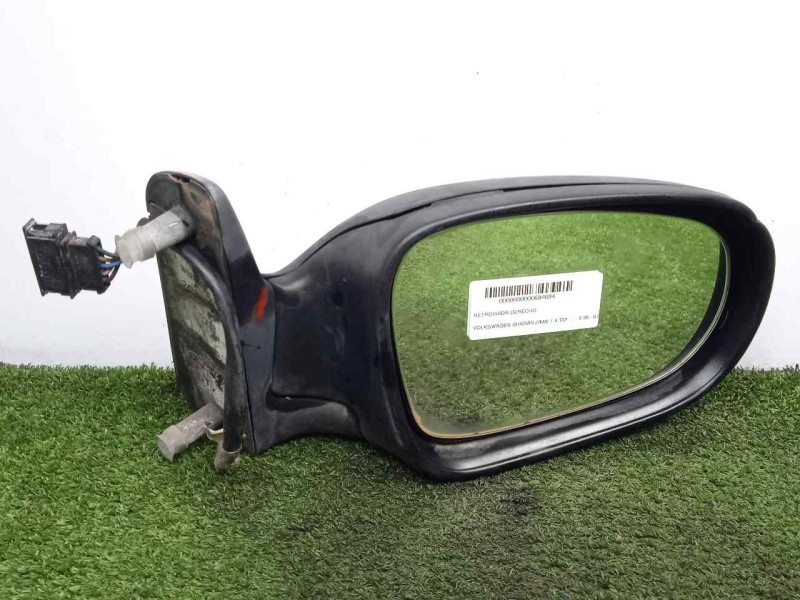 Recambio de retrovisor derecho para volkswagen sharan (7m8) 1.9 tdi referencia OEM IAM SINREFERENCIA ELECTRICO - 5.PINES NEGRO