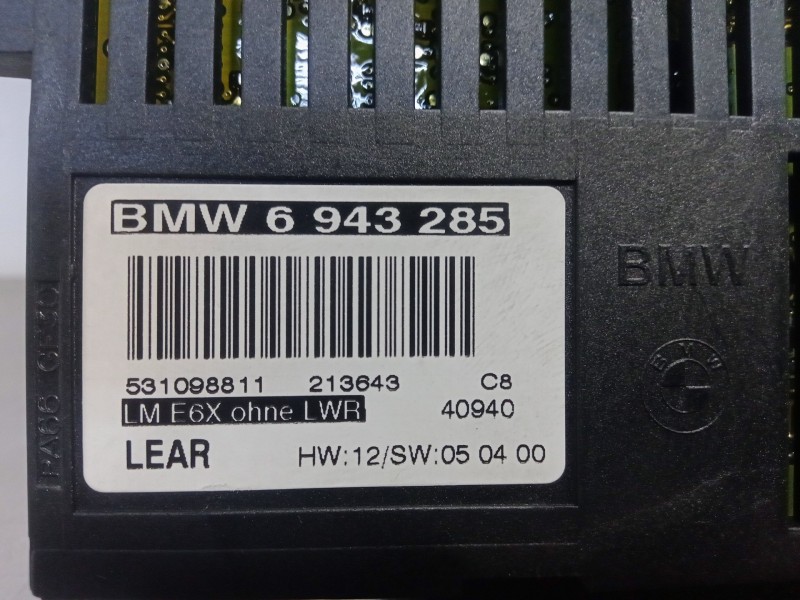 Recambio de modulo electronico para bmw serie 6 cabrio (e64) 4.4 v8 32v cat referencia OEM IAM 6943285-531098811  