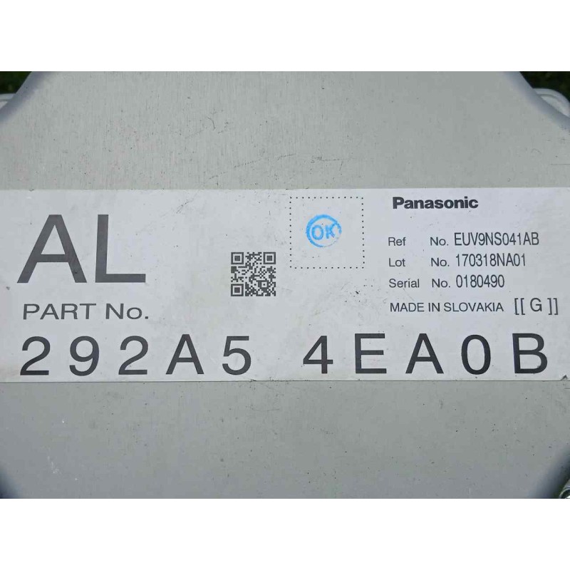 Recambio de modulo electronico para nissan qashqai (j11) 1.6 dci turbodiesel cat referencia OEM IAM 292A54EA0B-EUV9NS041AB  