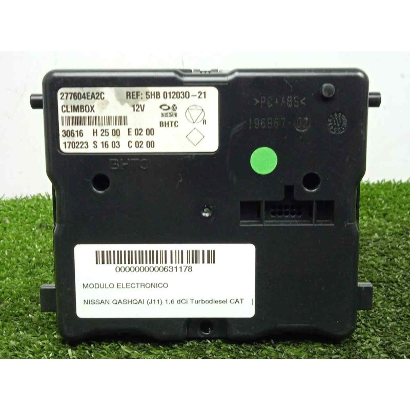 Recambio de modulo electronico para nissan qashqai (j11) 1.6 dci turbodiesel cat referencia OEM IAM 277604EA2C-5HB01203021  