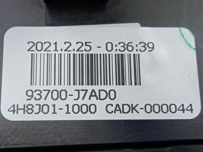 Recambio de mando esp para kia ceed 1.0 tgdi cat referencia OEM IAM 93700J7AD0  