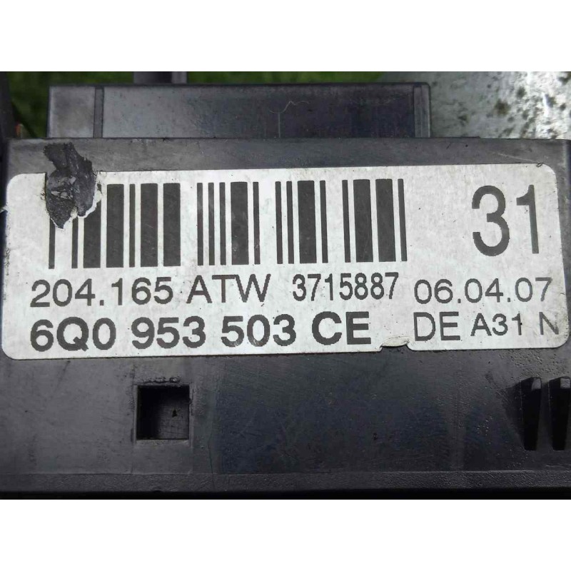 Recambio de mando luces para seat ibiza (6l1) 1.4 tdi cat (bnm) referencia OEM IAM 6Q0953503CE MANDO.DOBLE 