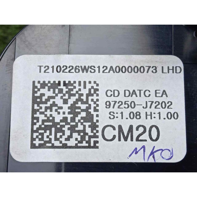 Recambio de mando climatizador para kia ceed 1.0 tgdi cat referencia OEM IAM 97250J7202  