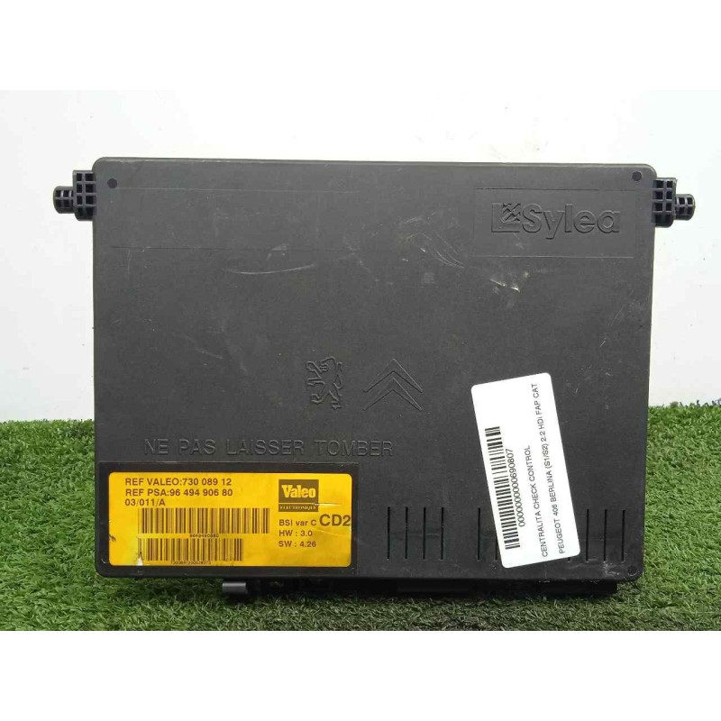 Recambio de centralita check control para peugeot 406 berlina (s1/s2) 2.2 hdi fap cat referencia OEM IAM 9649490680-73008912-BSI