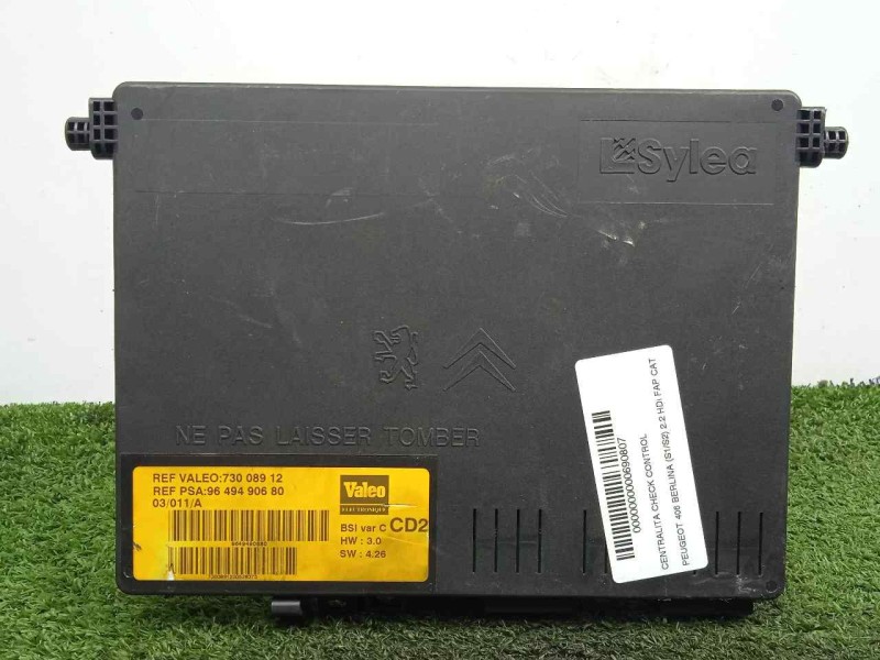 Recambio de centralita check control para peugeot 406 berlina (s1/s2) 2.2 hdi fap cat referencia OEM IAM 9649490680-73008912-BSI